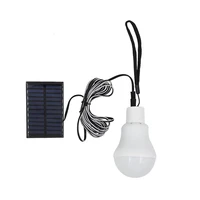 charged solar energy light led solar panel powered emergency bulb outdoor garden camping tent fishing light for outdoor camping