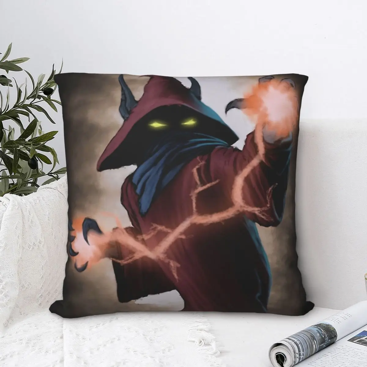 

Черная волшебная наволочка Orko для подушки Чехол He-Man and the Masters of the Universe короткий плюс наволочки для подушек декоративный рюкзак для стула