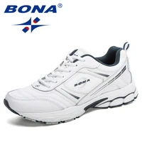 bona 2020 new designers action leather outdoor sports shoes men trendy sneakers man running shoes athletic shoes masculino comfy