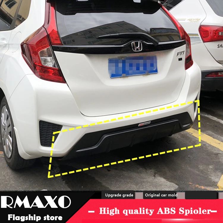 Диффузор заднего бампера для Honda FIT JAZZ защита от царапин 2014 2017 комплект лопаты