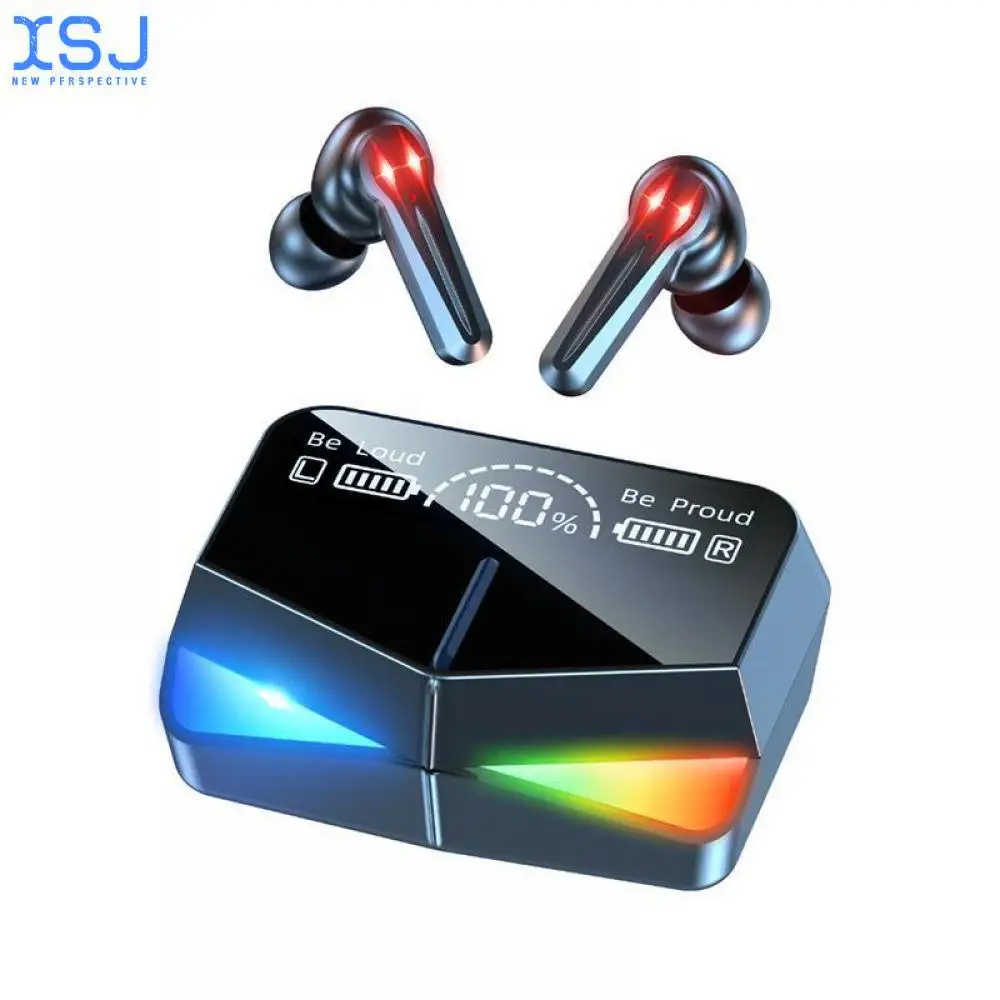 

Wireless Bluetooth Noise Reduction In-Ear Headset Microphone Super Bass Sports Stereo Gaming Headset with Charging Box