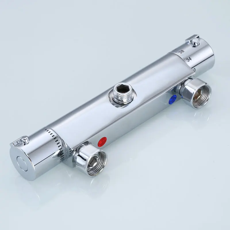 Смеситель для душа с хромированной отделкой термостатический смеситель ванной