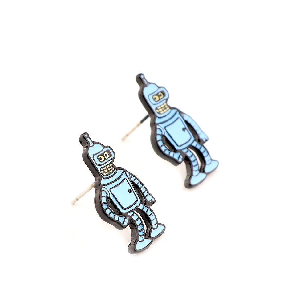 LT691 корейские классические серьги-гвоздики в стиле аниме для женщин серьги из