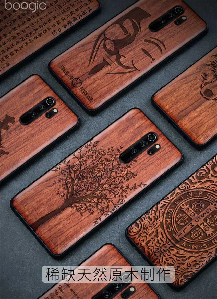 Чехол для redmi note 8 Pro, деревянный чехол, чехол для redmi note 8, палисандр, ТПУ, противоударный чехол для Xiaomi redmi note 8 pro, чехол для телефона