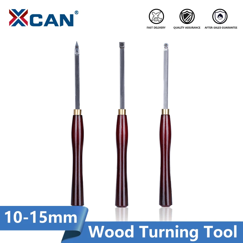 

XCAN Wood Turning Tool Carbide Insert Cutter Tools Square Shank with Wood Handle for Lathe Turning Tool Woodworking Tool