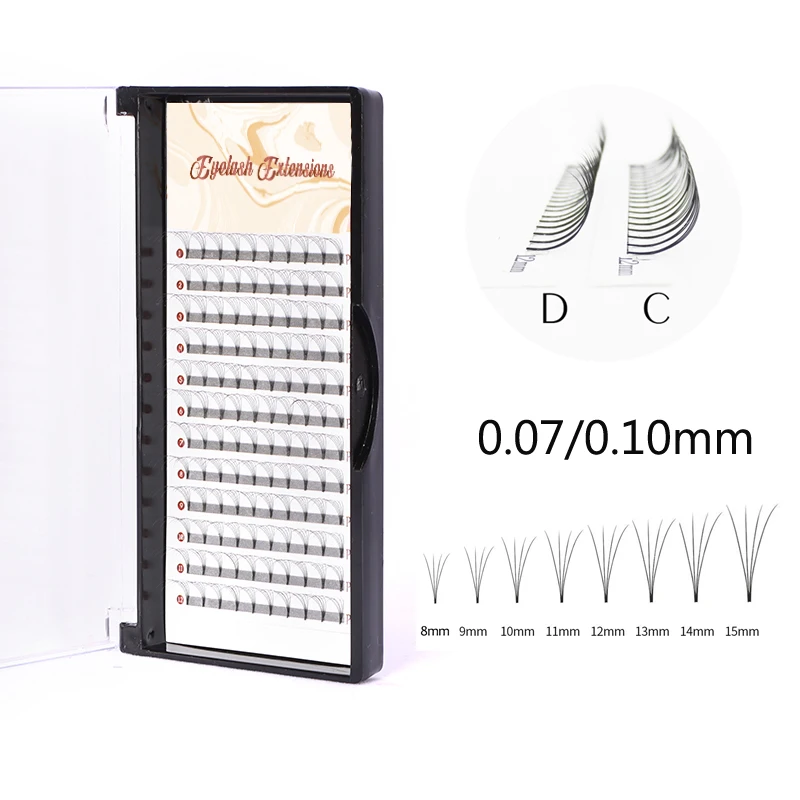 Наращивание ресниц короткой ножке в форме сборные готовые объем вентиляторы с