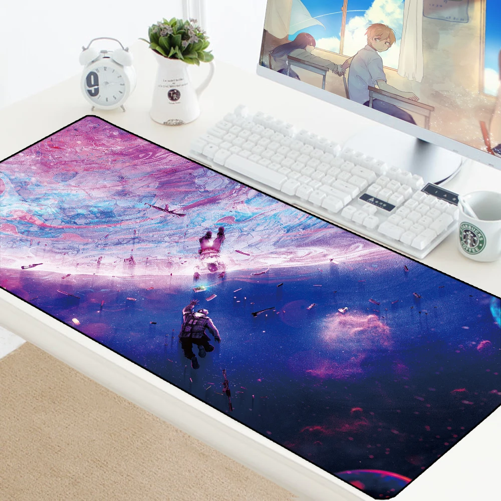 

Large Mouse Pad Gaming Mousepad Anti-slip Natural Rubber Keyboard Desk Mat with Locking Edge CSGO Hyper Beast AWP Game Mouse Mat