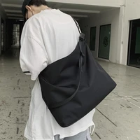 shoulder bag canvas handbag japanese ins large capacity schoolbag student class handbag simple shopping bag