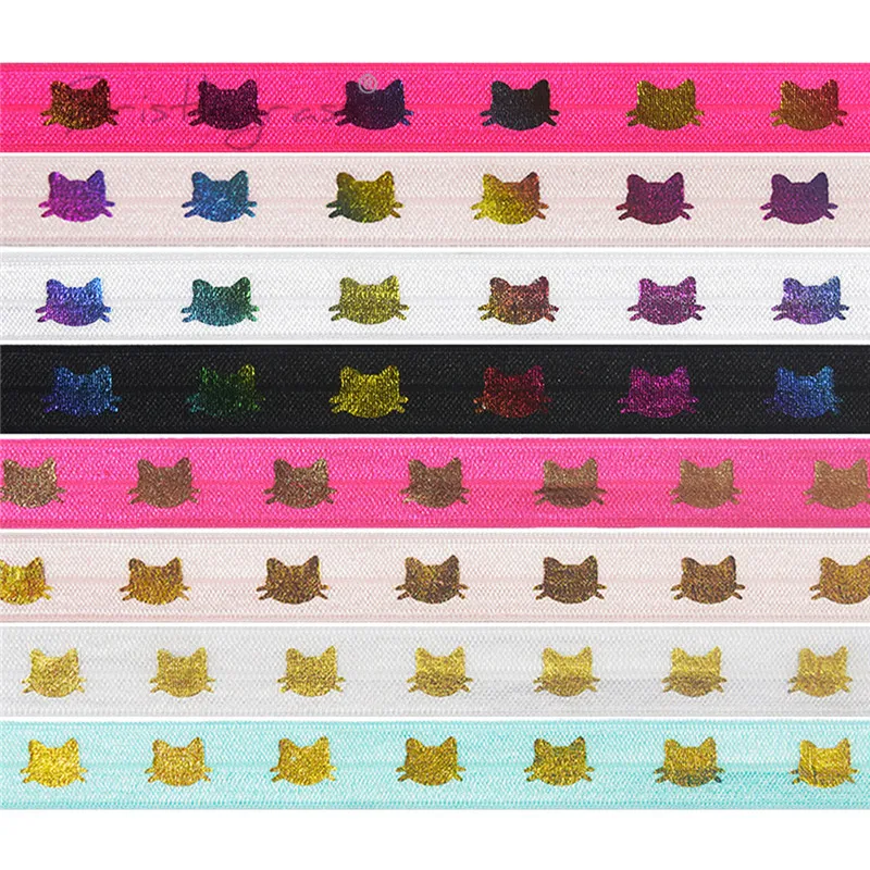 5 ярдов эластичный галстук-бабочка для волос 15 мм |
