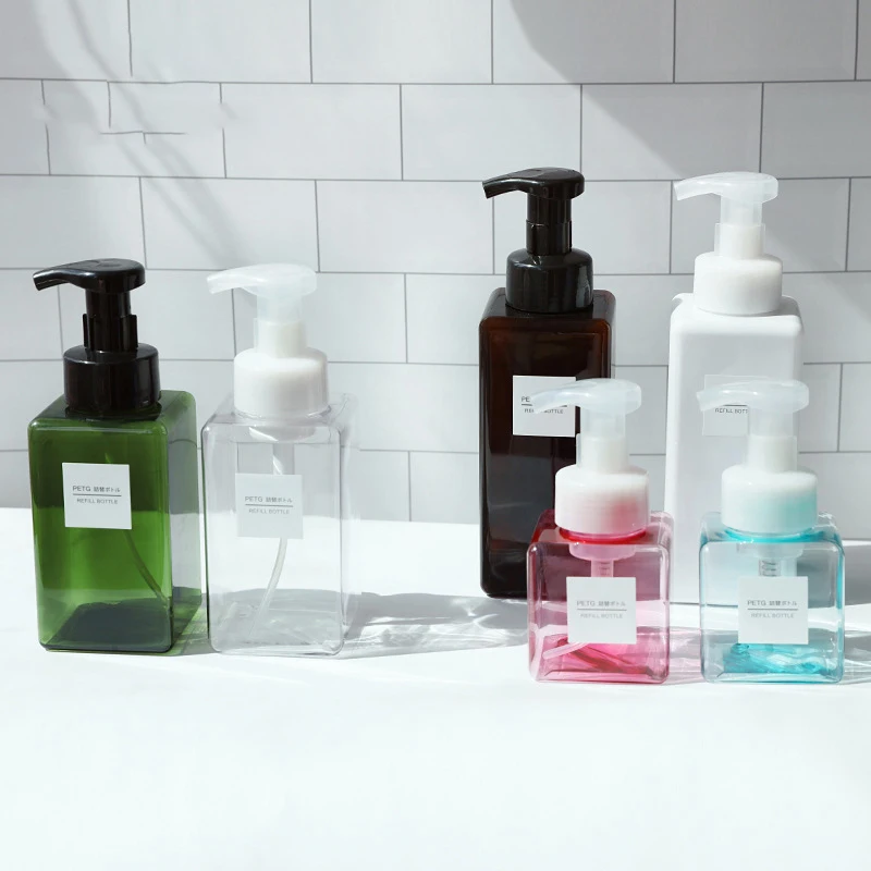 

650ml Pump Liquid Soap Dispenser Bathroom Kitchen Kit Shower Shampoo Bottle Bottle Bathroom Shampoo Shower Gel Storage Portable