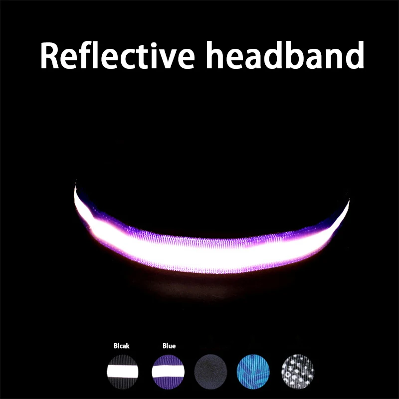 

Дышащие, быстросохнущие, толстые, Нескользящие, эластичные спортивные повязки на голову, повязки для волос, светоотражающие повязки для вол...