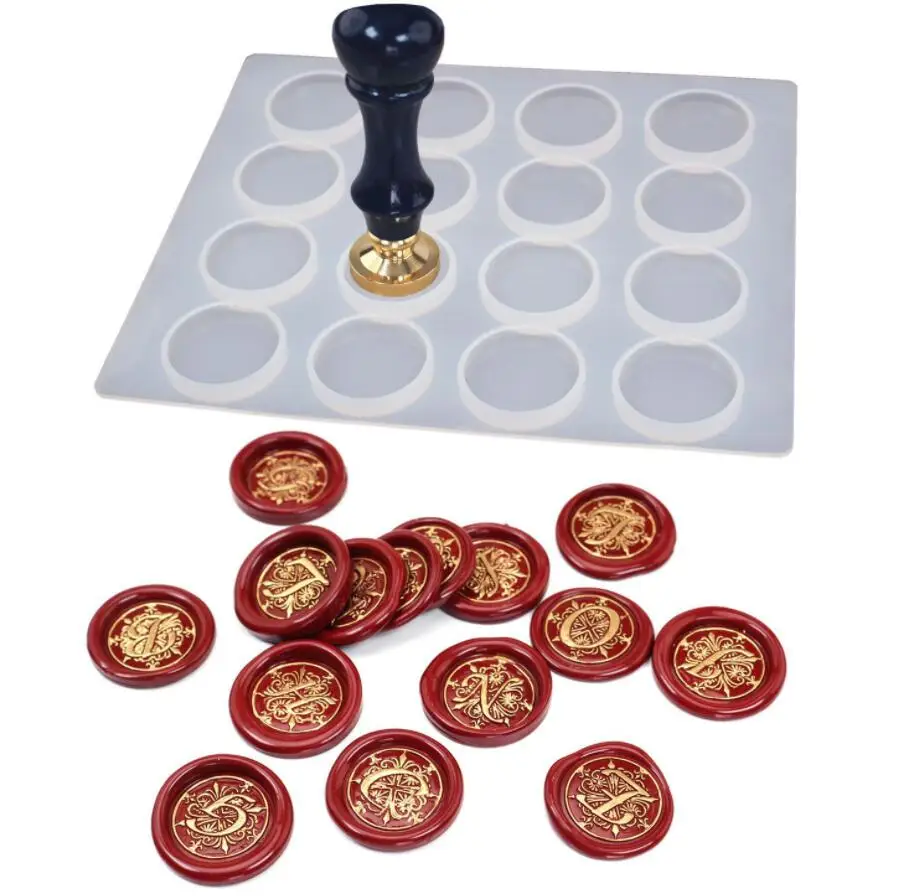 

Fire Paint Retro Envelope Sealing Silicone Mold DIY Crystal Epoxy Resin Mold