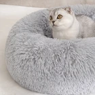Семейная кровать для кошки, домашний коврик для кошки, зимний теплый мягкий длинный плюшевый лежак для кошек, корзина для собак, подушка для домашних животных, Портативные товары для домашних животных