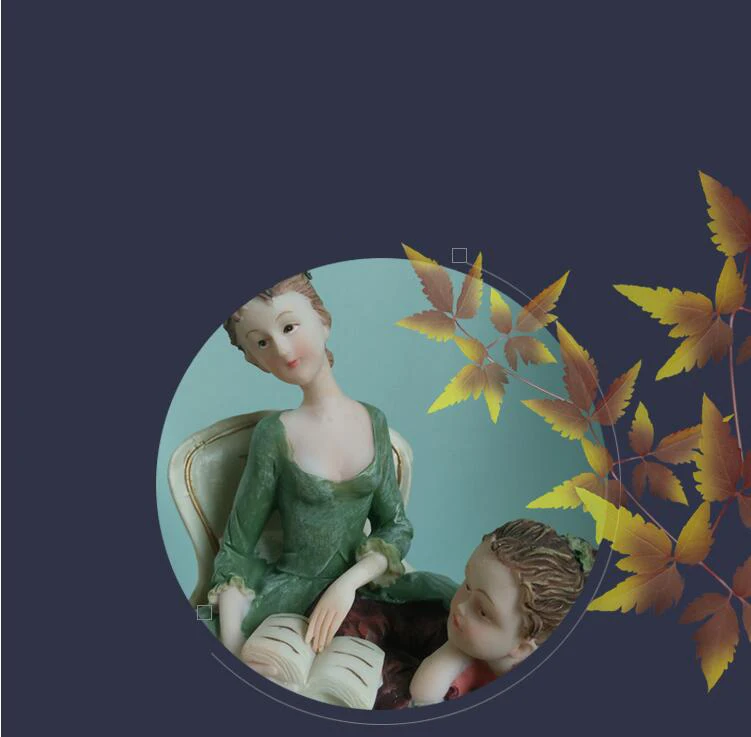 Европейские фигурки Ангела из смолы для семьи, мамы и дочки, свадебные подарки, статуэтка для дома, гостиной, стола, украшение интерьера, ремесла
