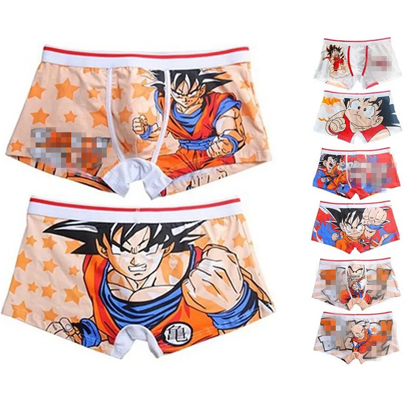 

Anime Son Goku Kakarotto Cosplay Underpants Boxer Shorts Man cotton Male Panties Breathable Funny Mens Underwear