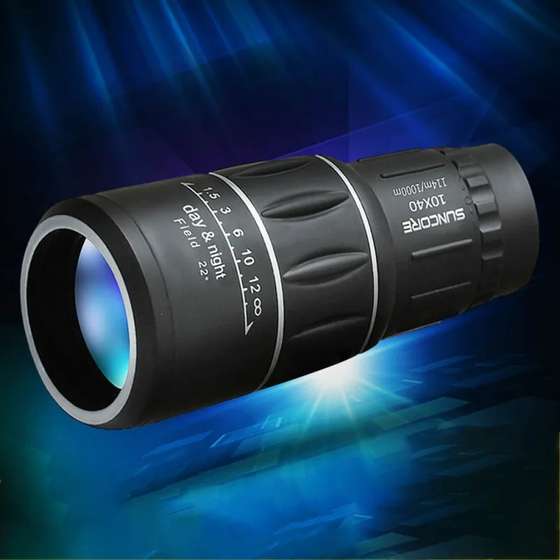 10X40 мощный монокулярный телескоп HD Vision большой диапазон ручной Монокуляр для кемпинга наблюдения за птицами путешествия охота