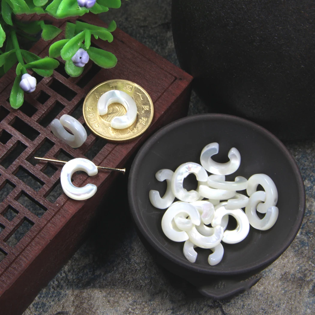 Натуральная морская раковина белая бабочка моллюск 12 мм английские буквы бусины