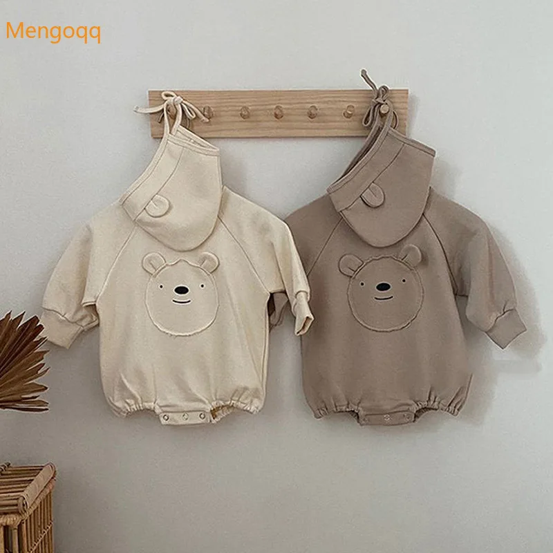 

Infant Baby Boys Autumn Long Sleeve Cartoon Animals Outfits Toddler Kids Jumpsuits Casual Romper Gift Hat 0-24M
