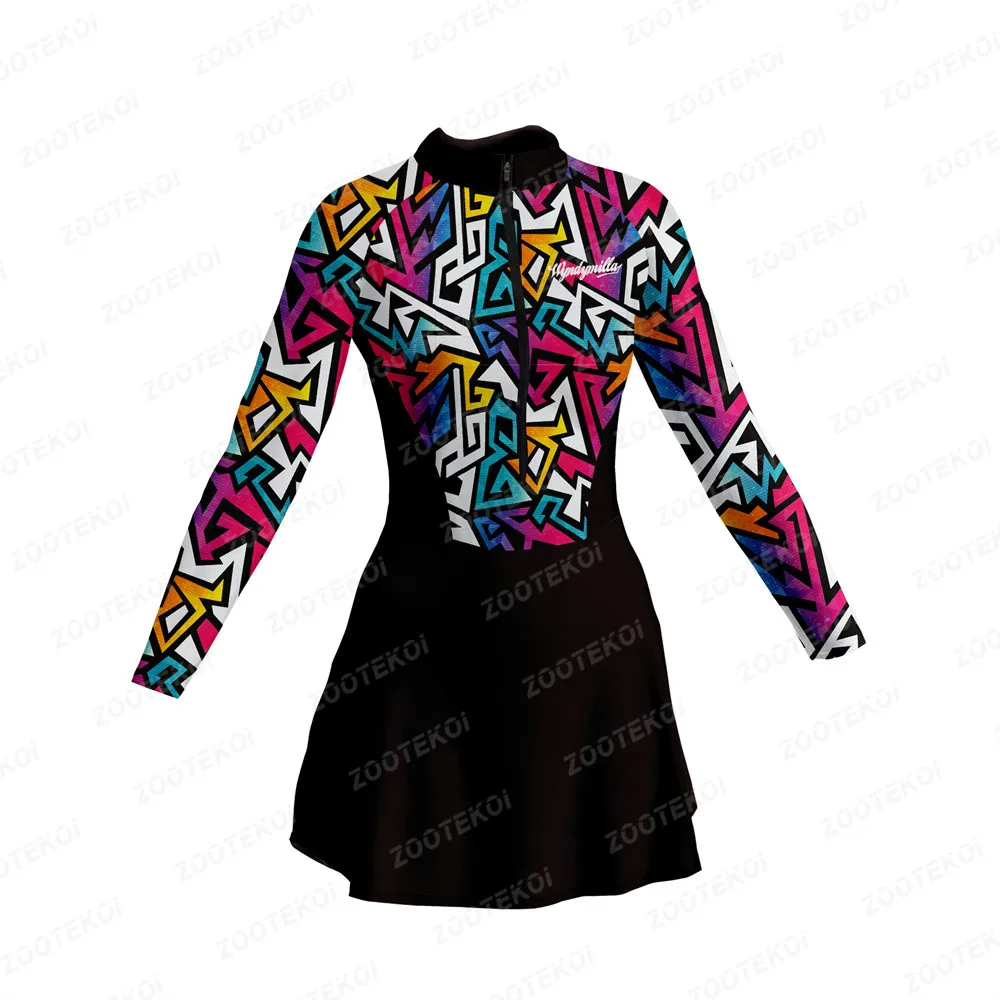 Женское короткое платье для велоспорта Wyndymilla повседневный удобный комбинезон