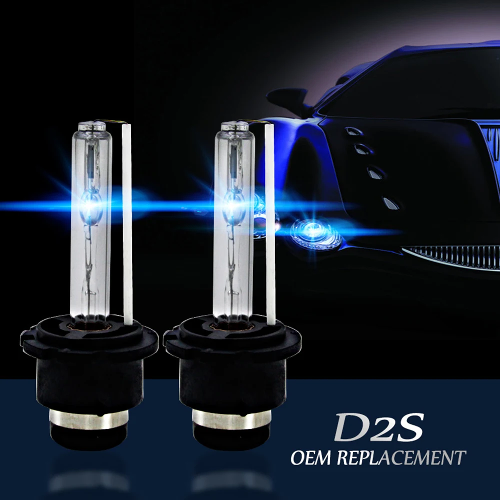 DOZZOR 2 шт./компл. HID светодиодный лампы фар автомобиля комплект 35 Вт 6000K для D1S/D1C D1R D2S