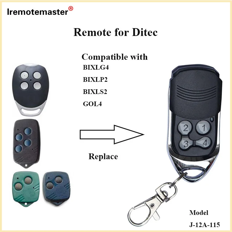 

For GOL4 BIXLG4 BIXLP2 BIXLS2 Gate Door Remote Control Opener