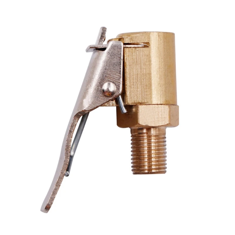 

Латунный воздушный компрессор с замкнутым потоком для шин, Сверхмощный Замок на насосе для автомобильных шин, патрон с зажимом и быстрой го...