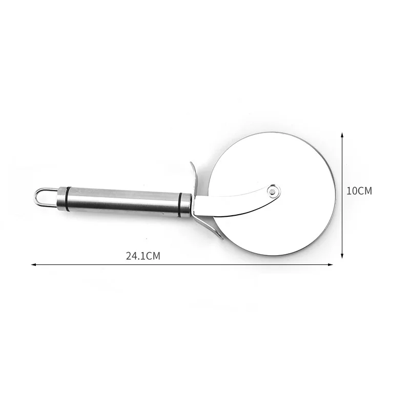 Фото 304 нержавеющая сталь инструмент для резки пиццы на одно колесо диаметром 10 см нож 304 нержавеющая сталь инструмент для резки пиццы на одно колесо диаметром 10 см нож