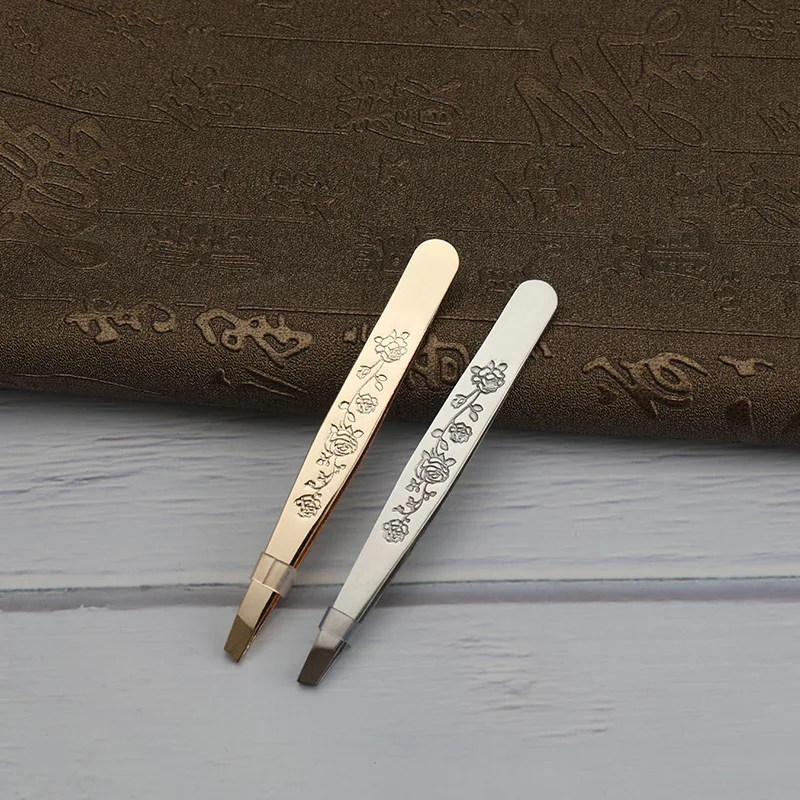 

1Pcs Professional Eyebrow Tweezers Stainless Steel Eyebrow Clip Hair Removal Makeup Tools