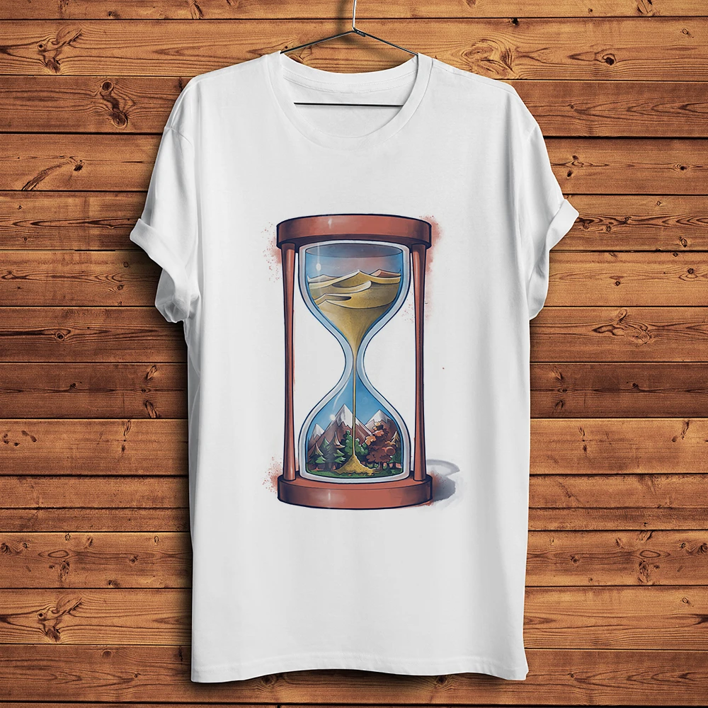 Забавная футболка с надписью Save the Forest Hourglass для мужчин новинка на лето белая