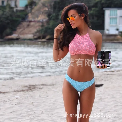 Новое бикини с принтом европейский и американский взрывной сексуальный