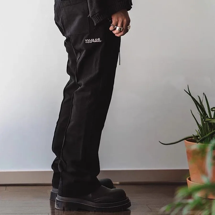 

Уличный бренд VUJADE Вышивка Стиль Y2K Traf брюки мужские брюки мужская одежда Techwear брюки для мужчин Уличная одежда