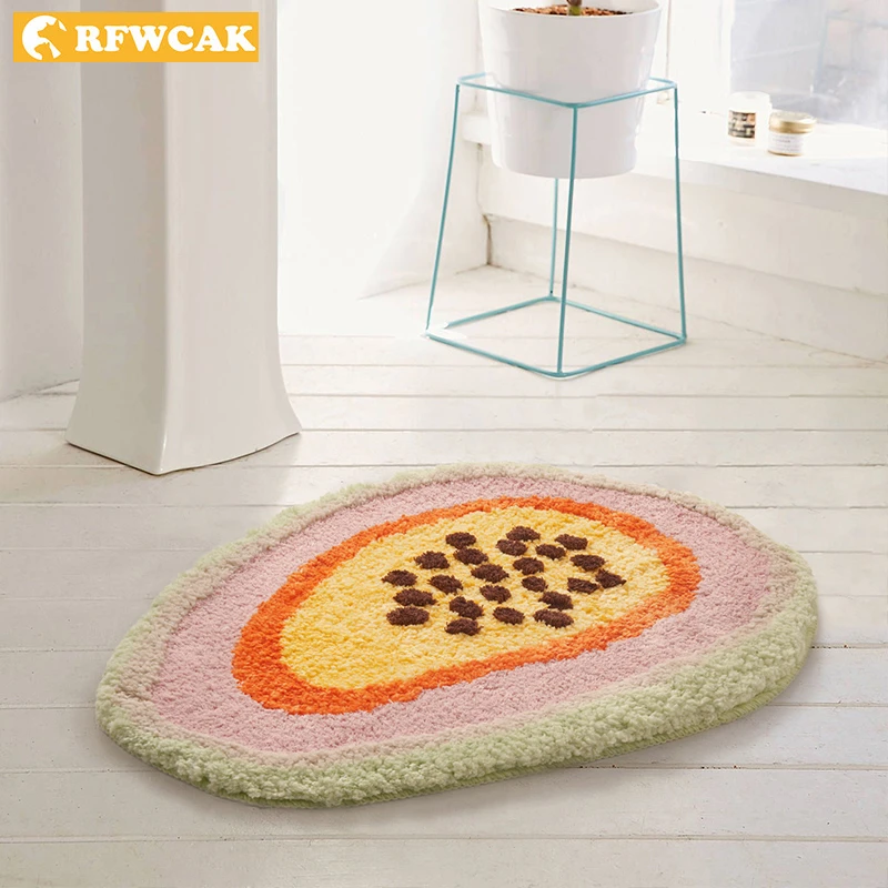 Коврик для ванной Papaya нескользящий коврик стекающий Впитывающий пола Tapete Para Sala