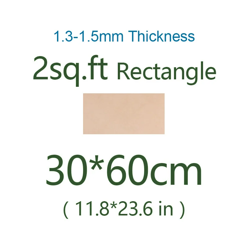1.5mm Thick 30x60cm Натуральная кожа растительного дубления воловья кожа кусок материал, можно гравировать крашение кожевенное ремесло Diy основной цвет несколько толщины - Цвет: 1.5mm Thick 30x60cm