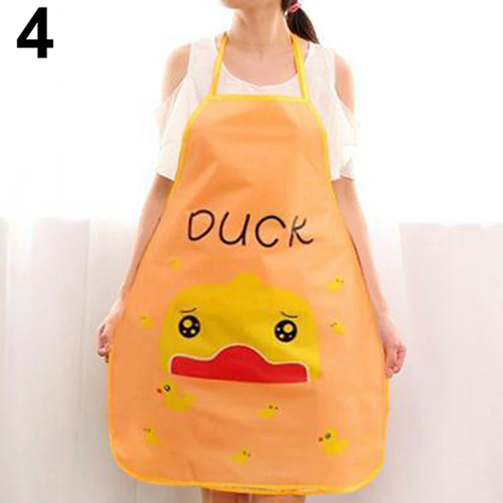 Женский модный водонепроницаемый мультяшный кухонный маслостойкий нагрудник