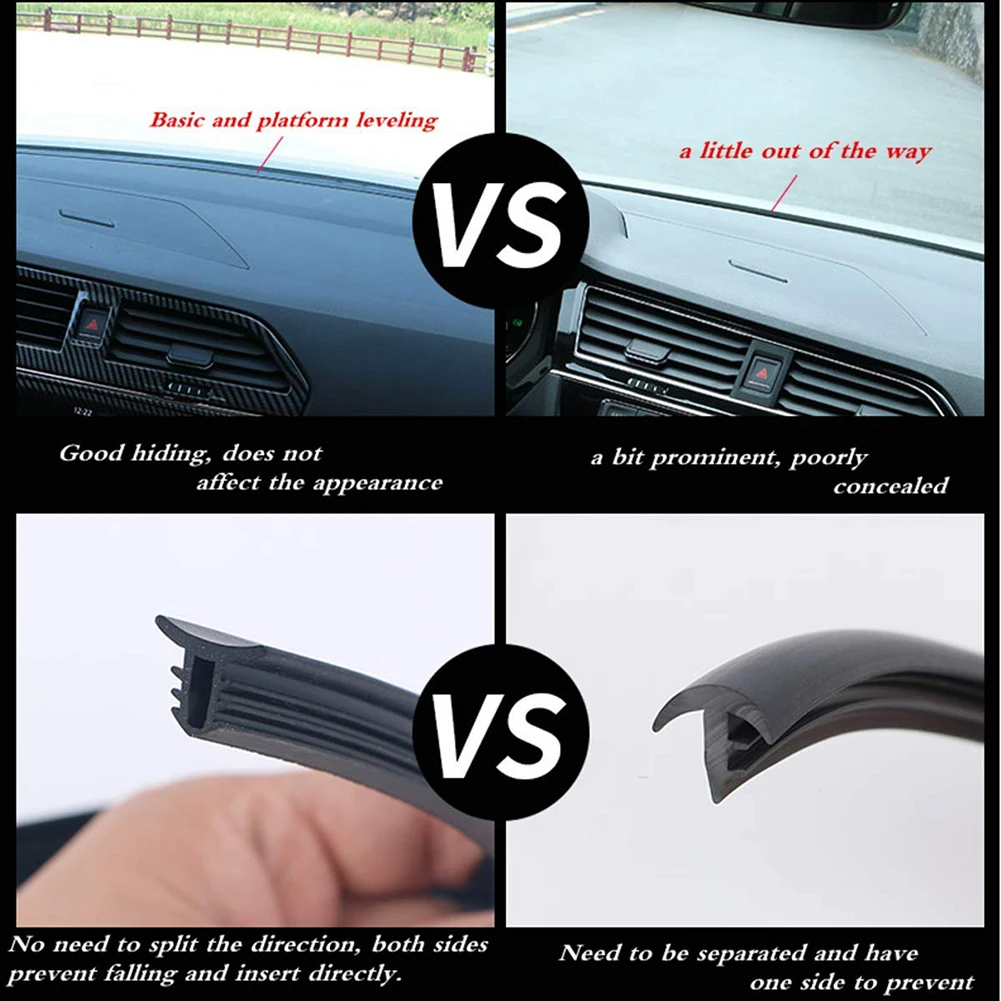 1.6M Car Dashboard Sealing Strip for Kia Rio K2 K3 5 Sportage Ceed Sorento Cerato Soul Buick Hyundai Tucson | Автомобили и