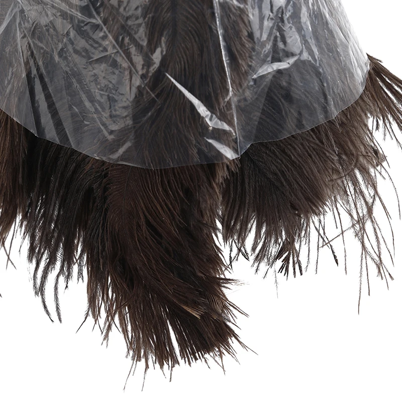 

Ostrich Feather Skin Brush Duster Antistatic Wood Dust Cleaning Tool Handle