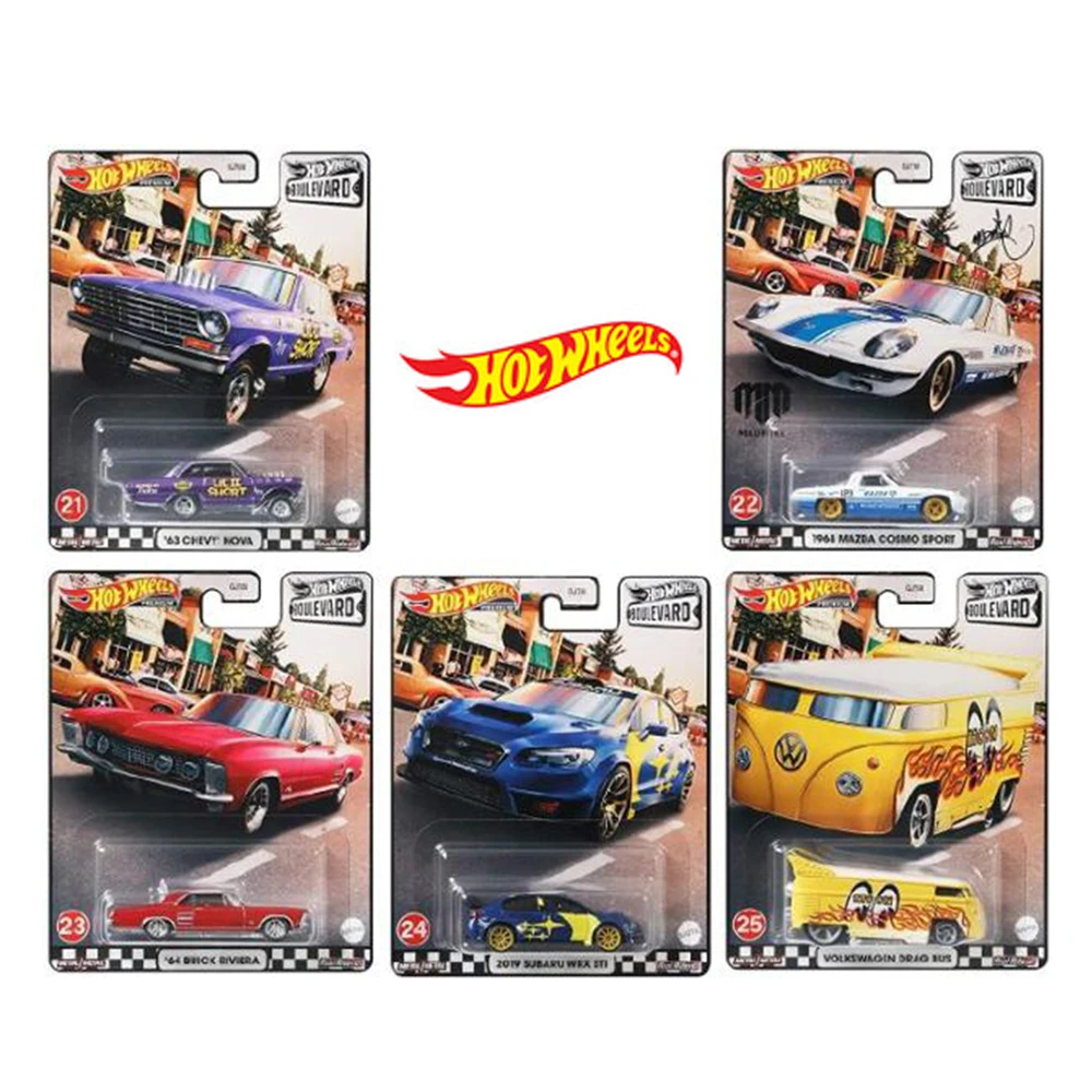 

Hotwheels Boulevard GJT68 Garden Route 5 and 6 Subaru Moon eye Toys for Childen Collect gifts