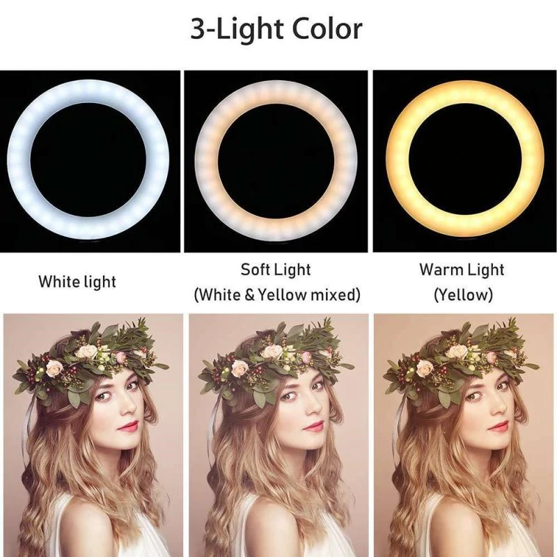 

LED Ring Light with 1.5M tripod stand, Selfie Light for Tiktok YouTube Video