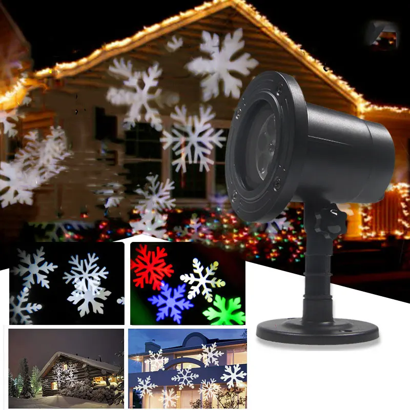 RGB снежинки лампочки для праздничного освещения уличное светодиодное оформление