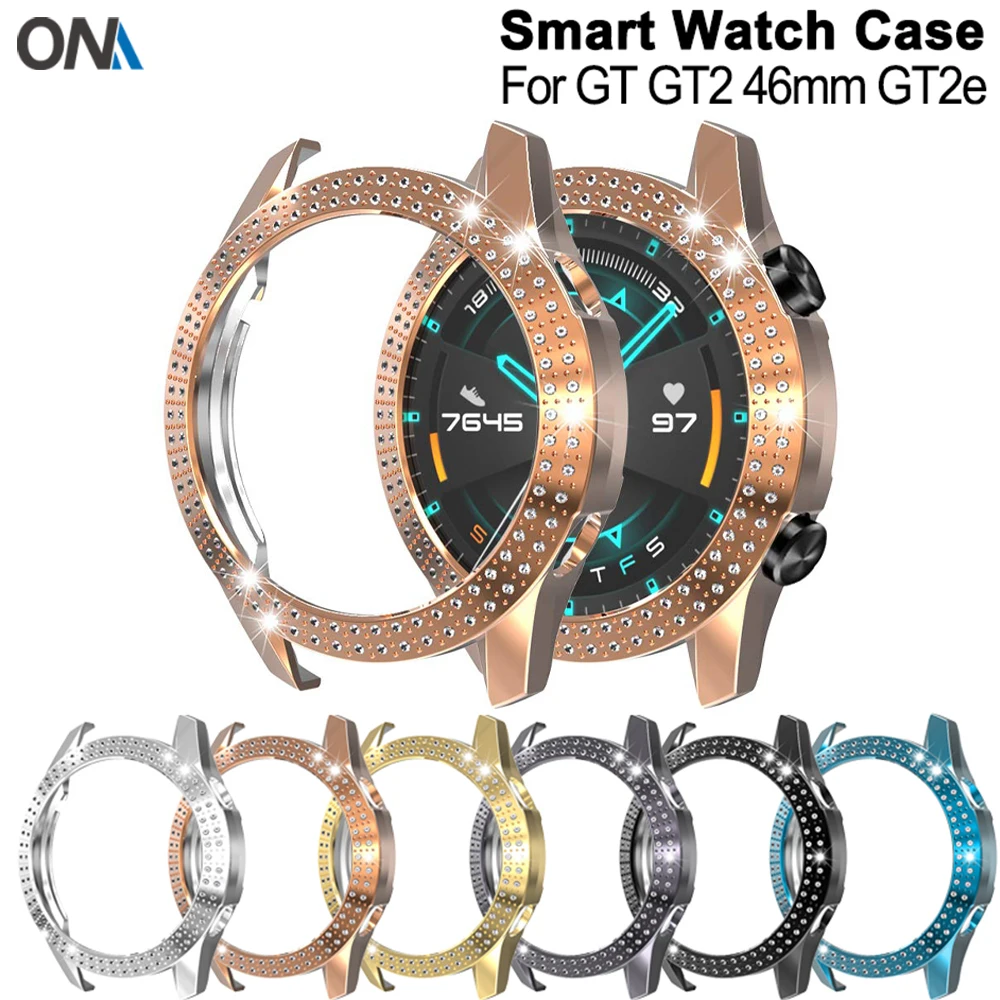 Новый блестящий чехол с бриллиантами для Huawei Watch GT 2E GT2E GT2 2 46 мм Роскошные Защитные