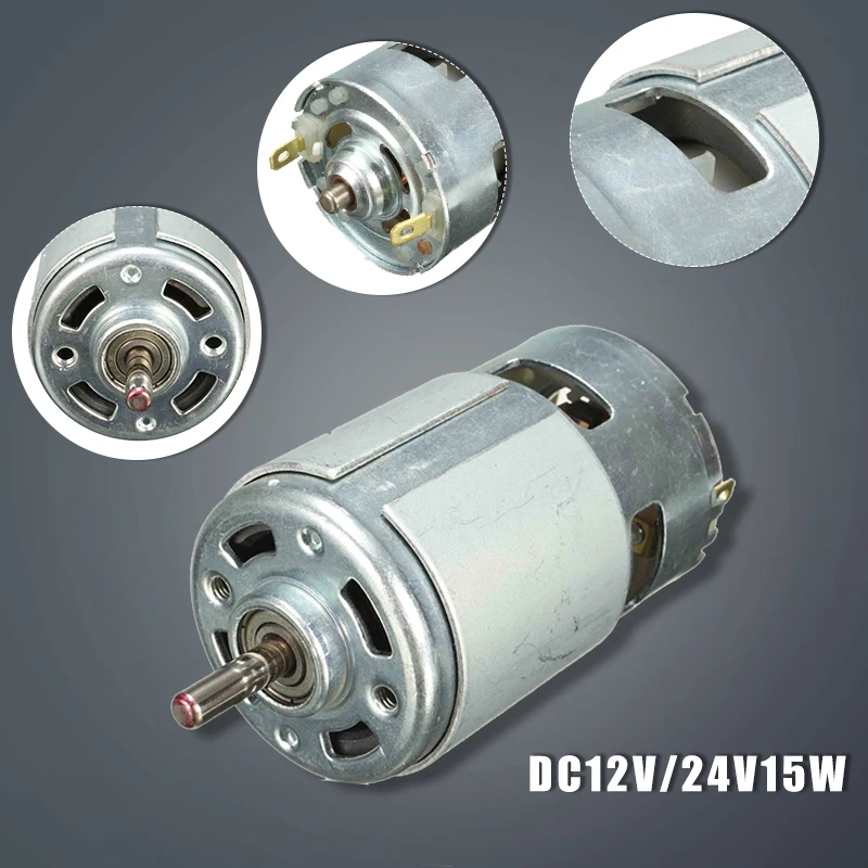 Двигатель постоянного тока 775 12V/24V 150W 15000 об/мин высокого Скорость двигатель с