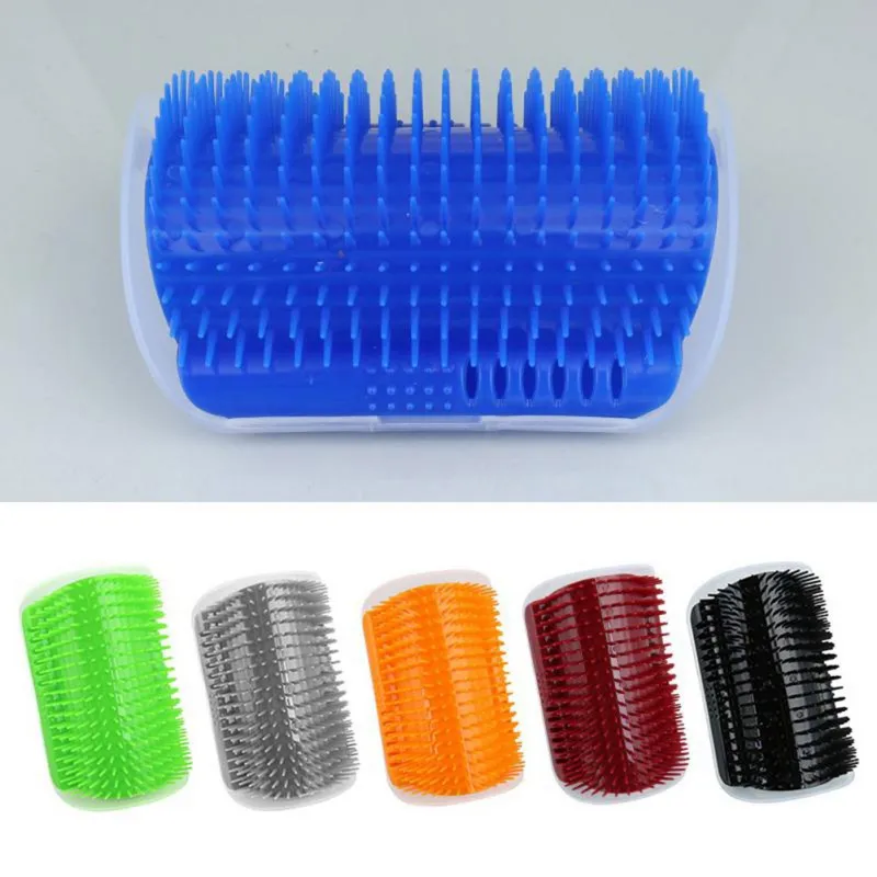 

Pet Cat Brush Corner Cats Massage Self Groomer Comb Brush With Catnip Shedding Trimming massage Device Pet Products