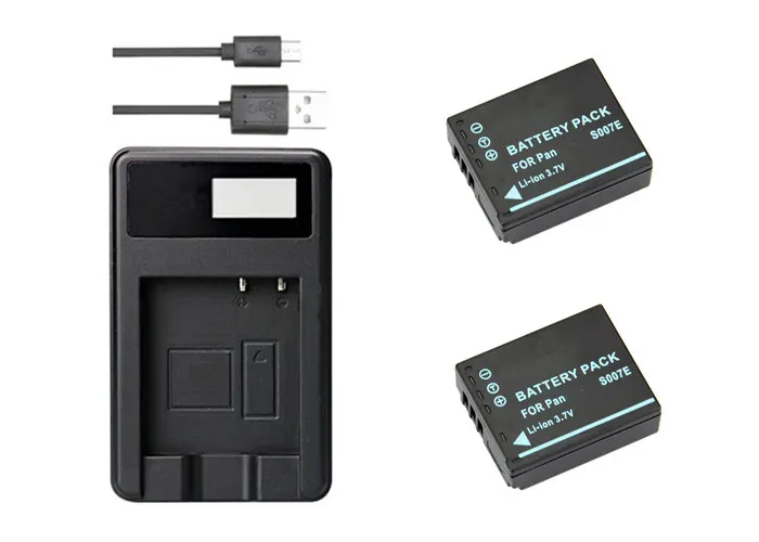 Фонарь для аккумулятора и зарядного устройства Panasonic Lumix Φ TZ15 TZ4 TZ5 TZ1|lumix battery|battery