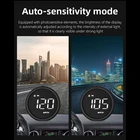 Автомобильный цифровой GPS Спидометр Одометр HUD-Headup дисплей Электронный предупредительный сигнал