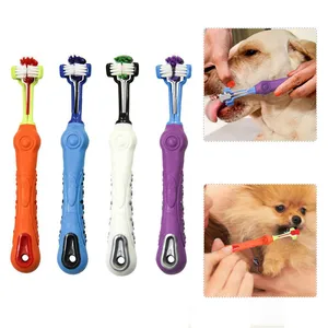 1Pc Pet Dog Toothbrush Multi-angle Cleaning Tooth Bad Breath Tartar Teeth Care Tool Brush for Dog Cat Protection Health Product 10 item image