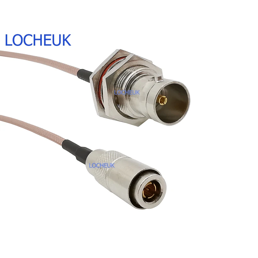 

BNC Female Jack to DIN 1.0/2.3 Male Plug 75 Ohm RG179 SDI Vedio Cable for HD SDI 3G SDI Vedio Recorder Camera Assist Monitor