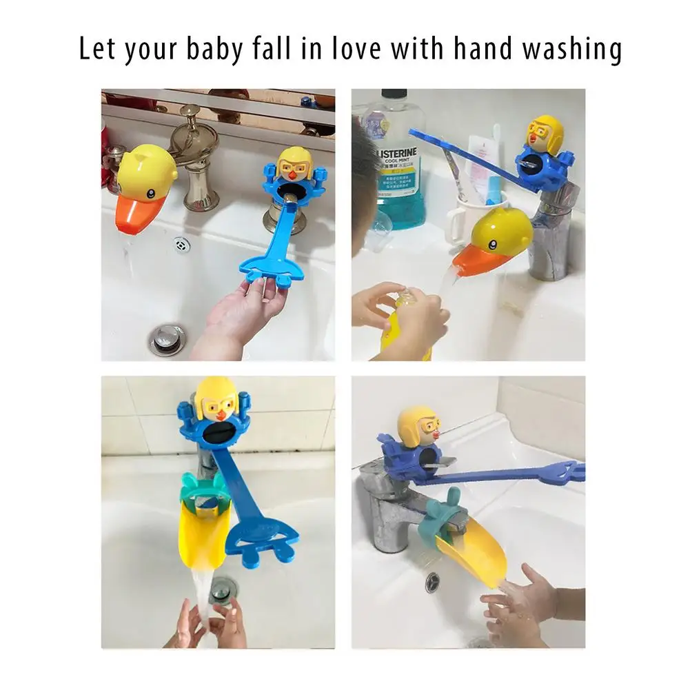 Милый раздвижной удлинитель для детей ручная Стирка в ванной аксессуары