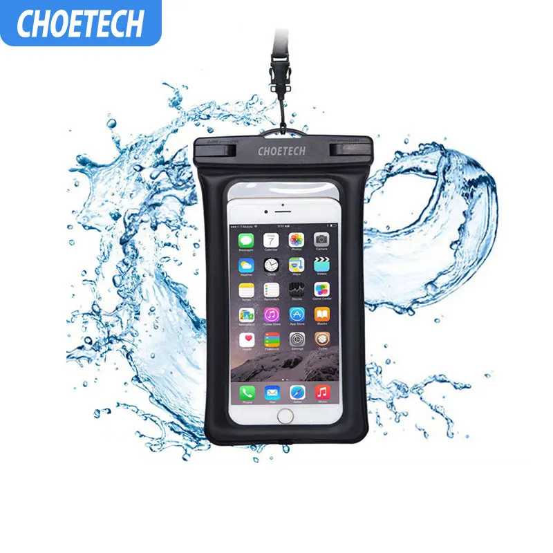 Choetech Надувные Водонепроницаемый чехол мобильный телефон сумки 30 м подводный