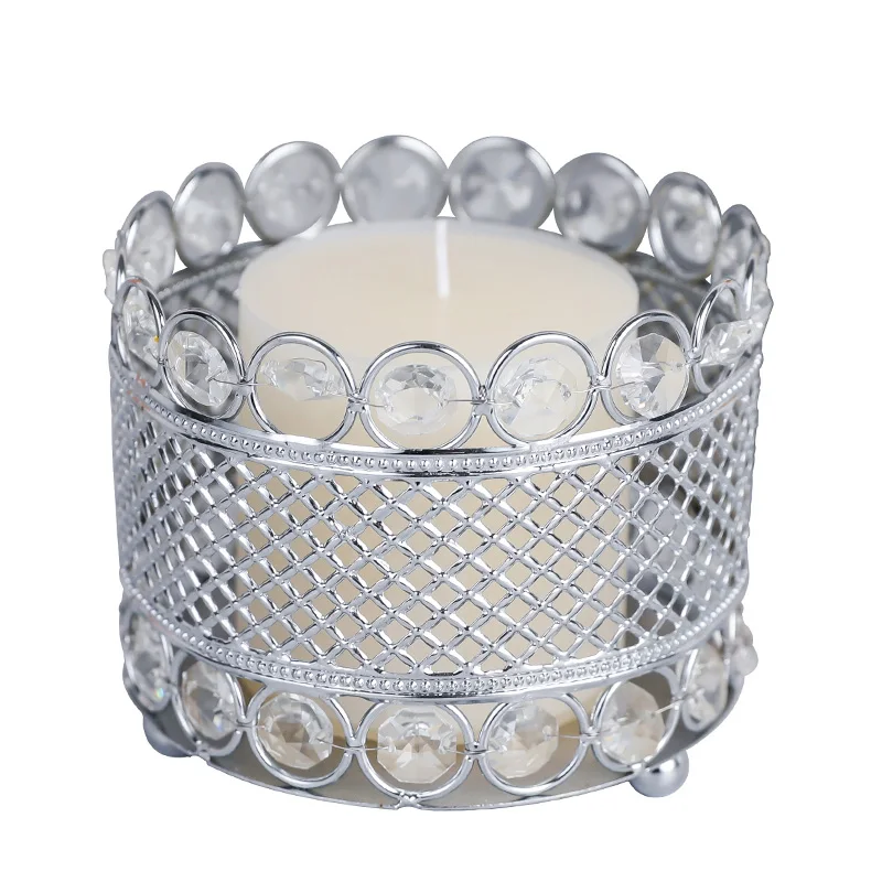 Европейский Хрустальный подсвечник для свечей свадебный стол Центральная