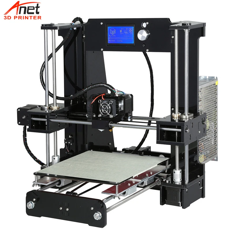 Лидер продаж Anet A8 A6 Настольный DIY 3d Принтер Комплект Impresora 3D с микро SD картой USB подключение США ЕС русский Бесплатный тариф